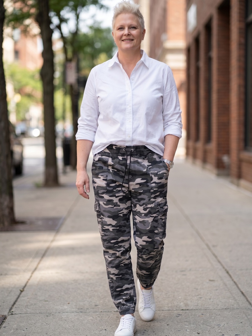 Calvin Klein camo joggers